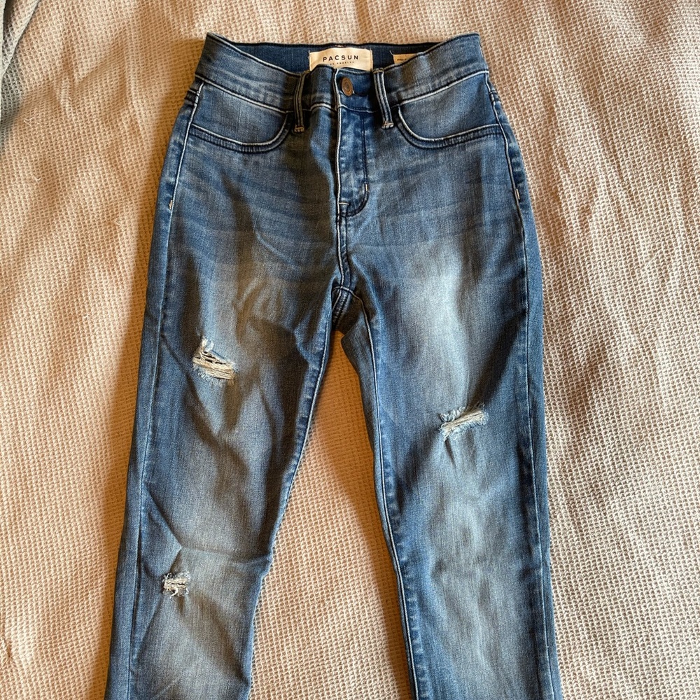 PacSun high rise ankle jegging